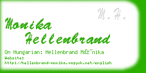 monika hellenbrand business card